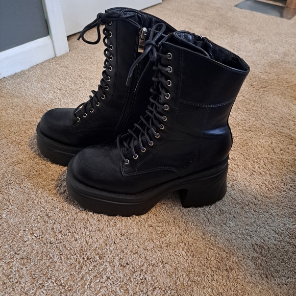 Foxblood Hazey Platform boots - Picture 2 of 6